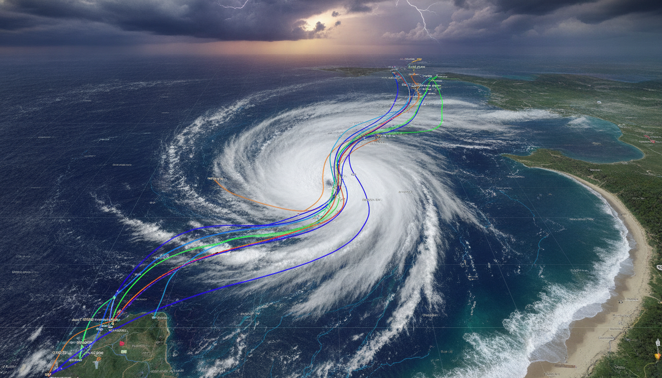 Tempête Tropicale Cristina : Suivez sa trajectoire avec nos cartes et modèles enchevêtrés