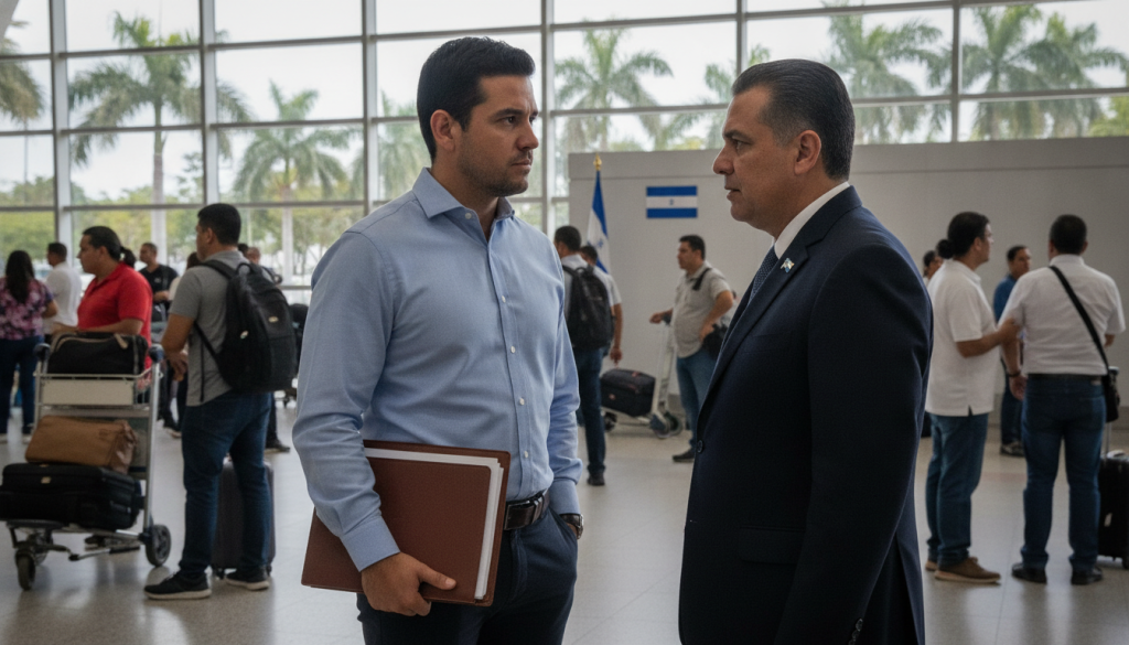 après sa grâce accordée par trump, hernandez rentre au honduras pour solliciter l'annulation des charges locales qui pèsent contre lui.