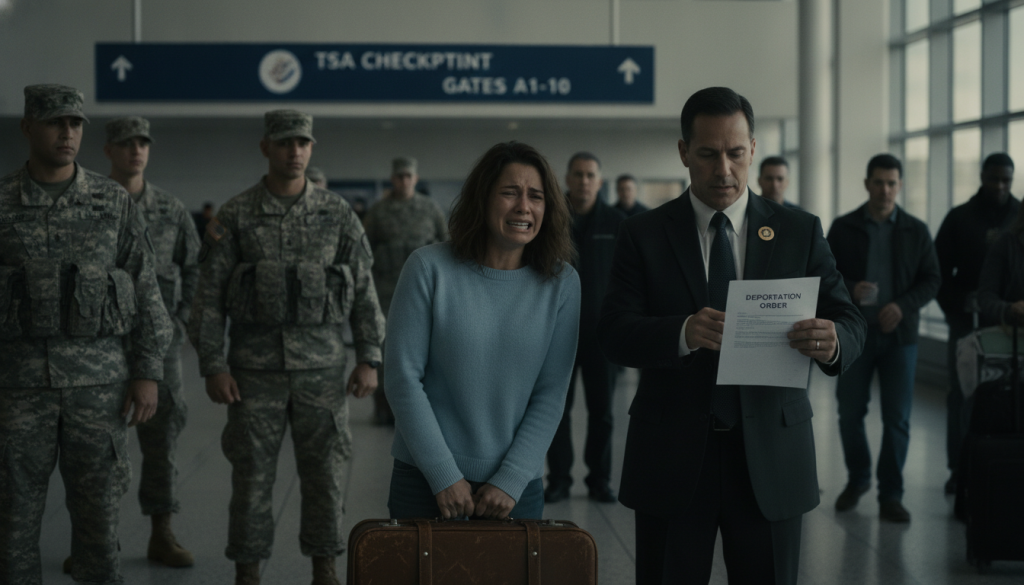 l'histoire d'une épouse d'un sergent de l'armée américaine en service actif, confrontée à une expulsion vers le honduras sous l'administration trump, mettant en lumière les défis des familles militaires immigrées.