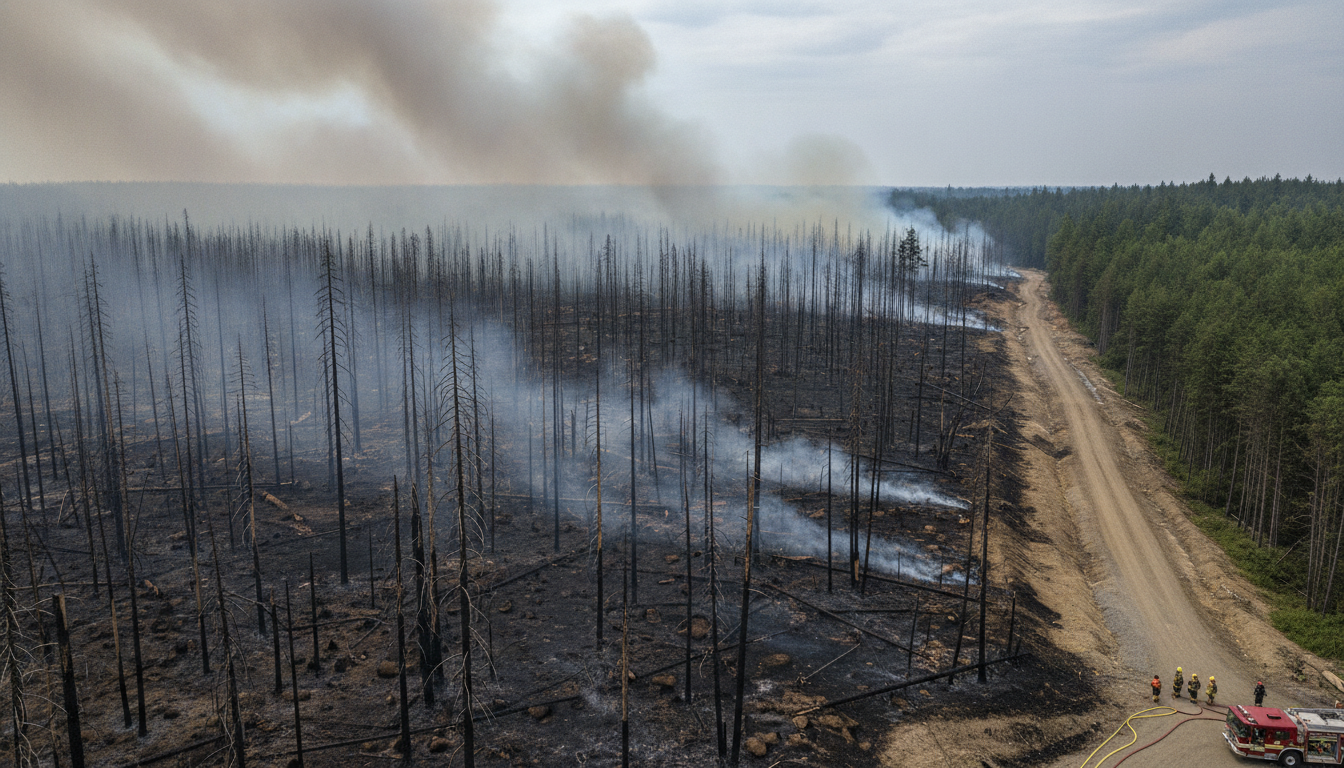 suivez l'évolution des incendies majeurs avec 150 acres brûlés à fred mountain et le progrès de l'incendie d'ironwood désormais stoppé. informations en temps réel et mesures de prévention.