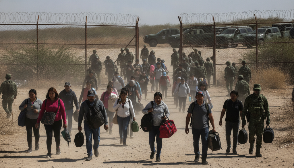 plus de 2 300 migrants mexicains ont été transférés vers le guatemala et le honduras dans le cadre des mesures renforcées de l'administration trump pour contrôler l'immigration.