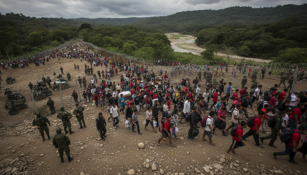plus de 2 300 migrants mexicains ont été transférés vers le guatemala et le honduras alors que l'administration trump renforce ses politiques migratoires.