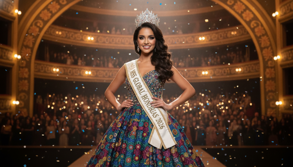 découvrez brittany boltinhouse, couronnée miss global honduras 2026, incarnant élégance et fierté nationale lors du prestigieux concours international.